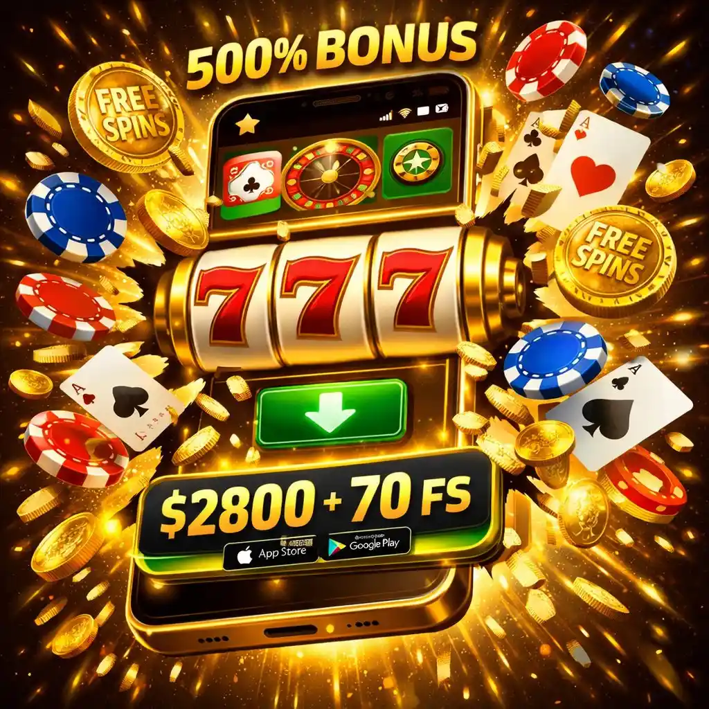 Download Lucky Star app for Android - 500% bonus and 70 free spins on mobile