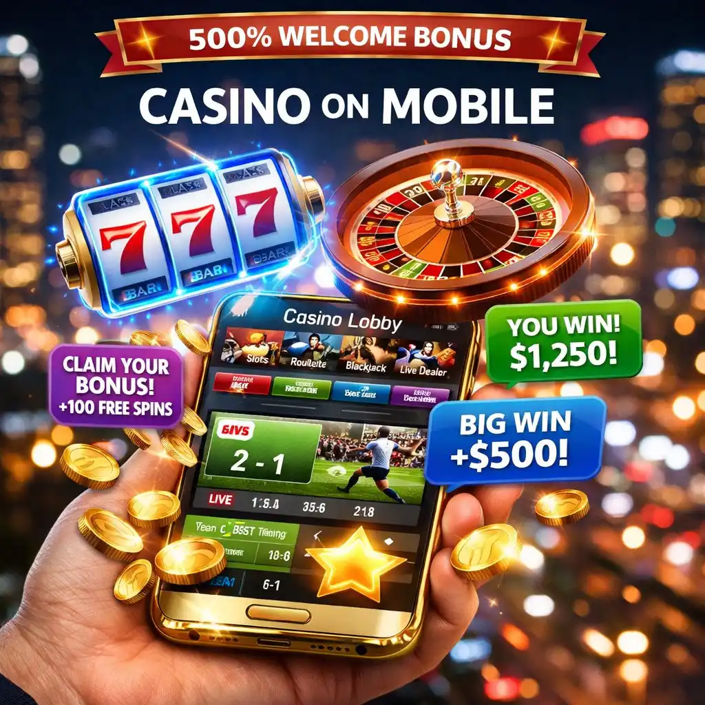 Lucky Star mobile app features - all casino games and sports betting on your phone