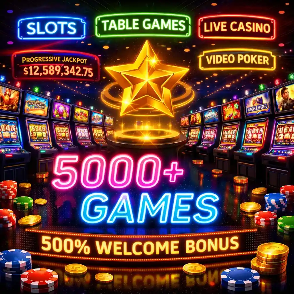 Over 5000 casino games from 60+ providers at Lucky Star Philippines