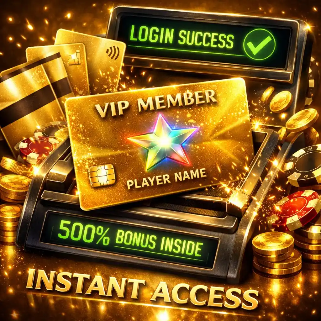 Quick login to Lucky Star with social networks and biometric authentication