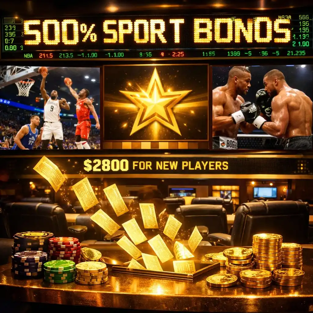 Sports betting bonus at Lucky Star - bet on basketball boxing and esports